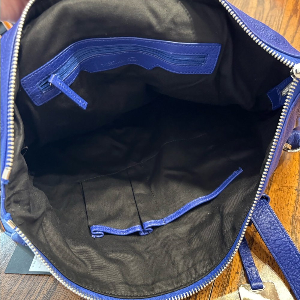 NWT Kenneth Cole Blue Leather Women's Bag - Picture 6 of 13